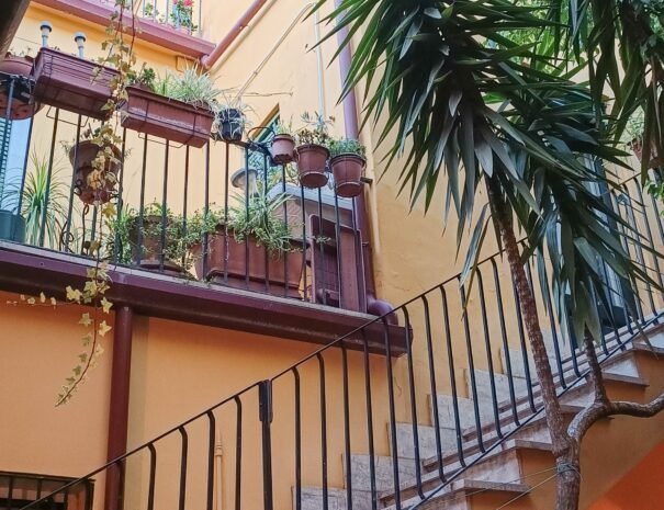 Casa Rossi b&b - vista da cortile interno