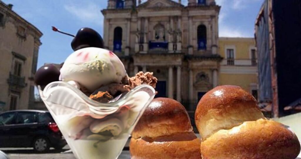Granita al centro Acireale